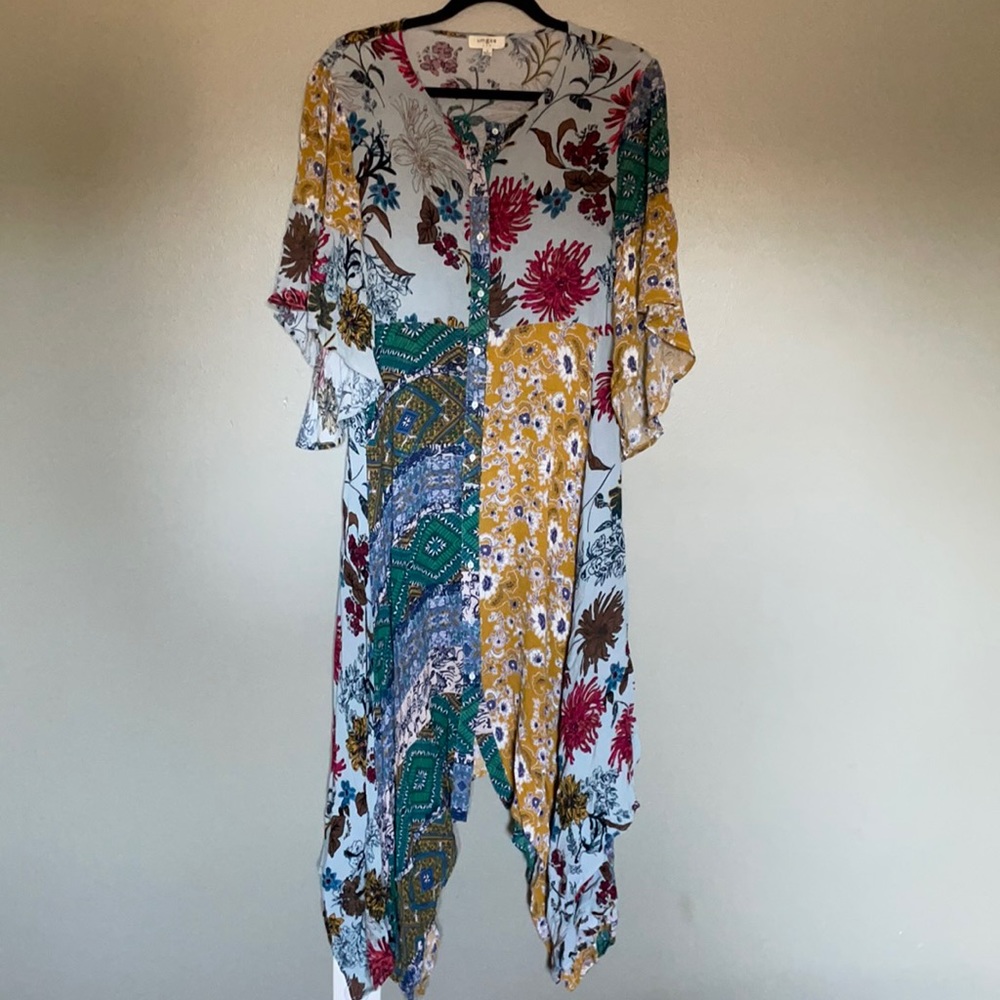 Boho floral dress